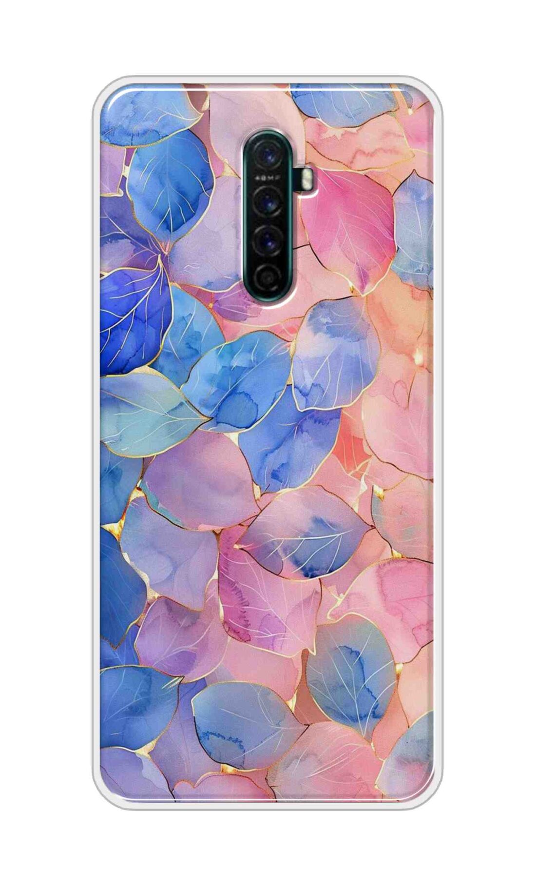 Coberta Back Cover For Oppo Reno Ace Back Cover Stylish Case - Multicolour Artifical Leaves Design D16491