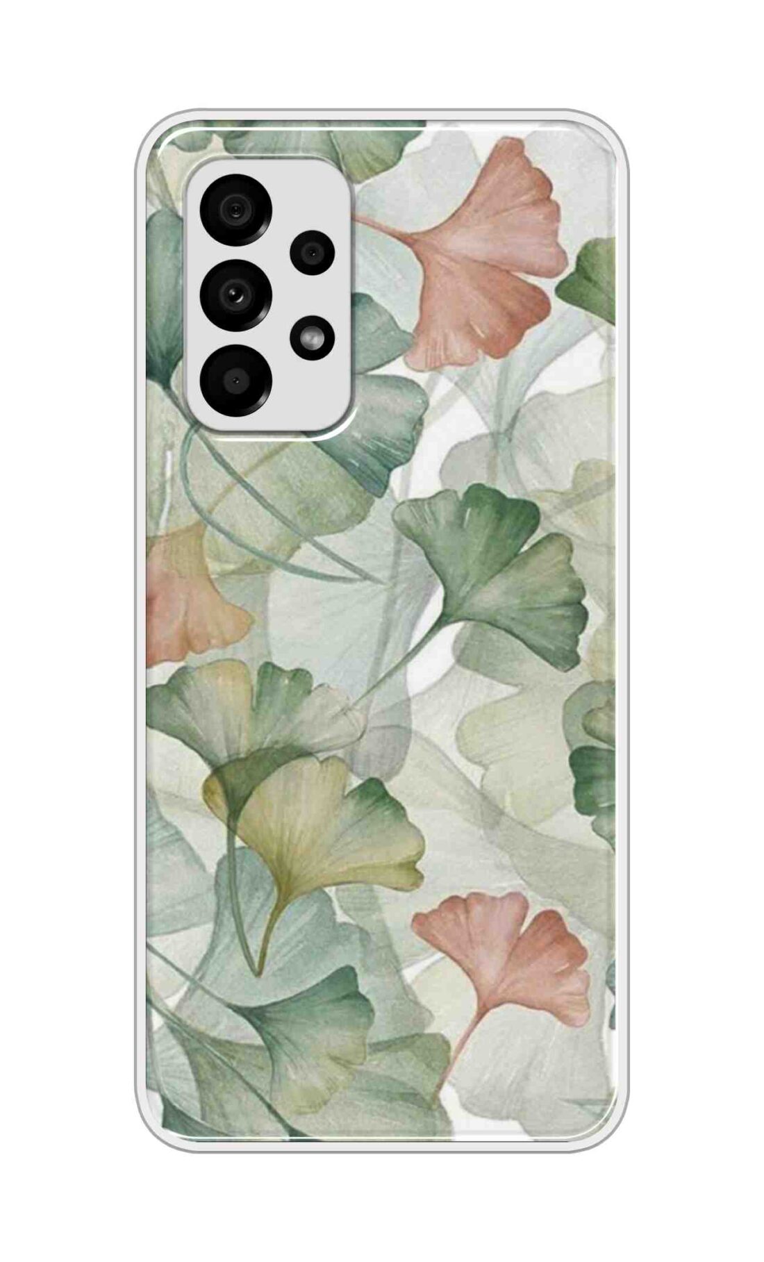 Coberta Back Cover For Samsung Galaxy A73 Back Cover Stylish Case - Asthetic Leaves Pattern D14954
