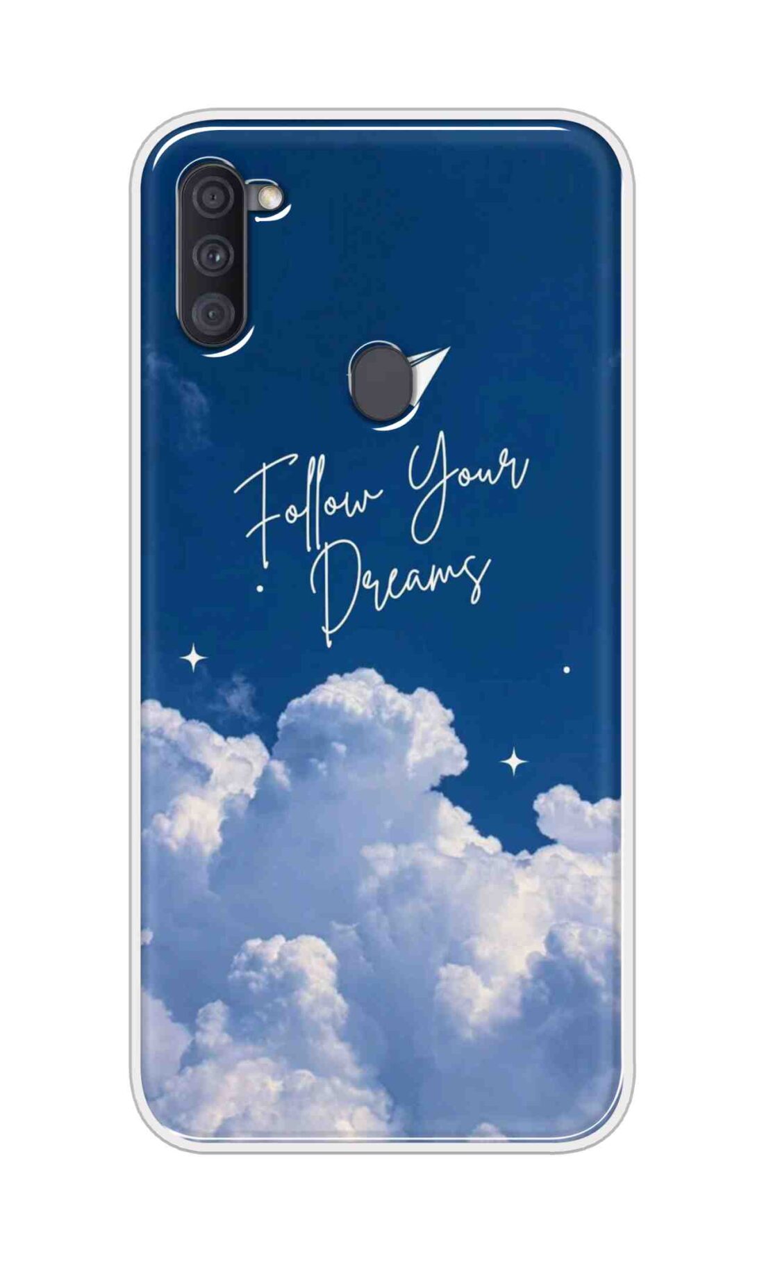 Coberta Back Cover For Samsung Galaxy A11 Back Cover Stylish Case - Follow Your Dreams in Sky Design D16531