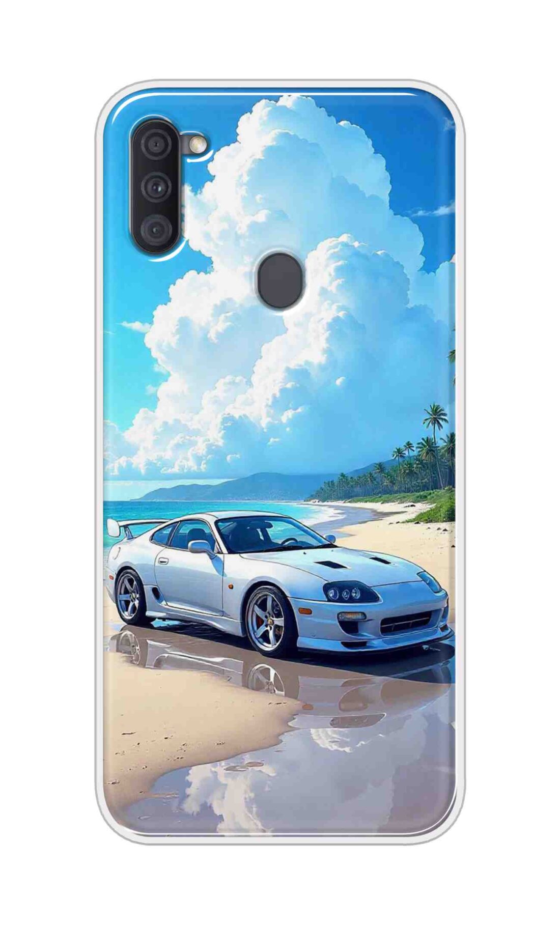 Coberta Back Cover For Samsung Galaxy A11 Back Cover Stylish Case - Car in Good Nature Design D16536