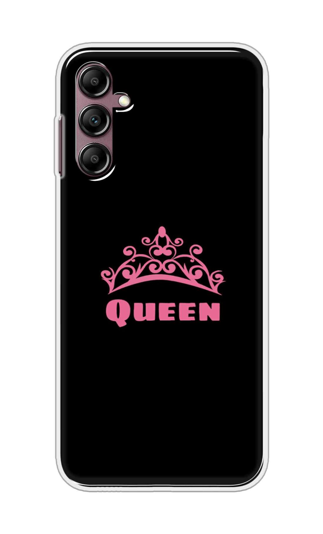 Coberta Back Cover For Samsung Galaxy A14 5G Back Cover Stylish Case - Queen Texts in Black Design D11091