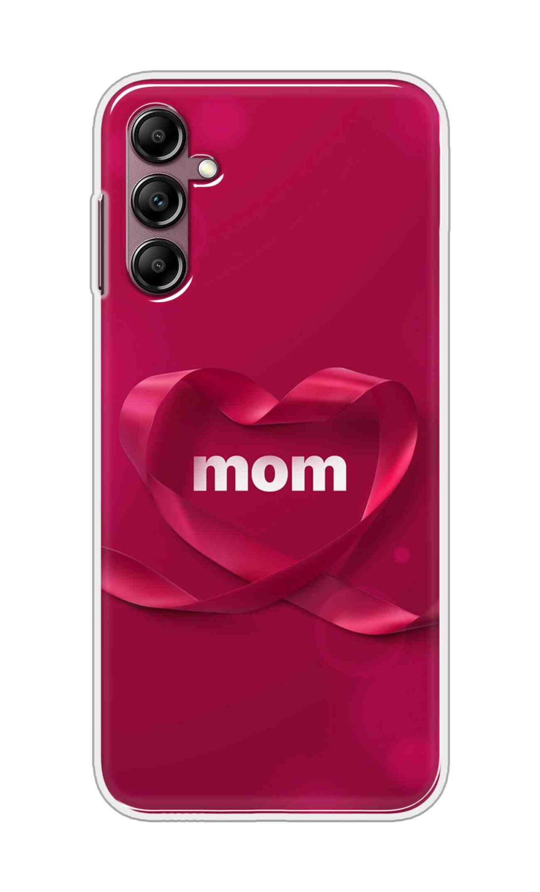 Coberta Back Cover For Samsung Galaxy M35 5G Back Cover Stylish Case - Mom texts in Red heart Design D11317