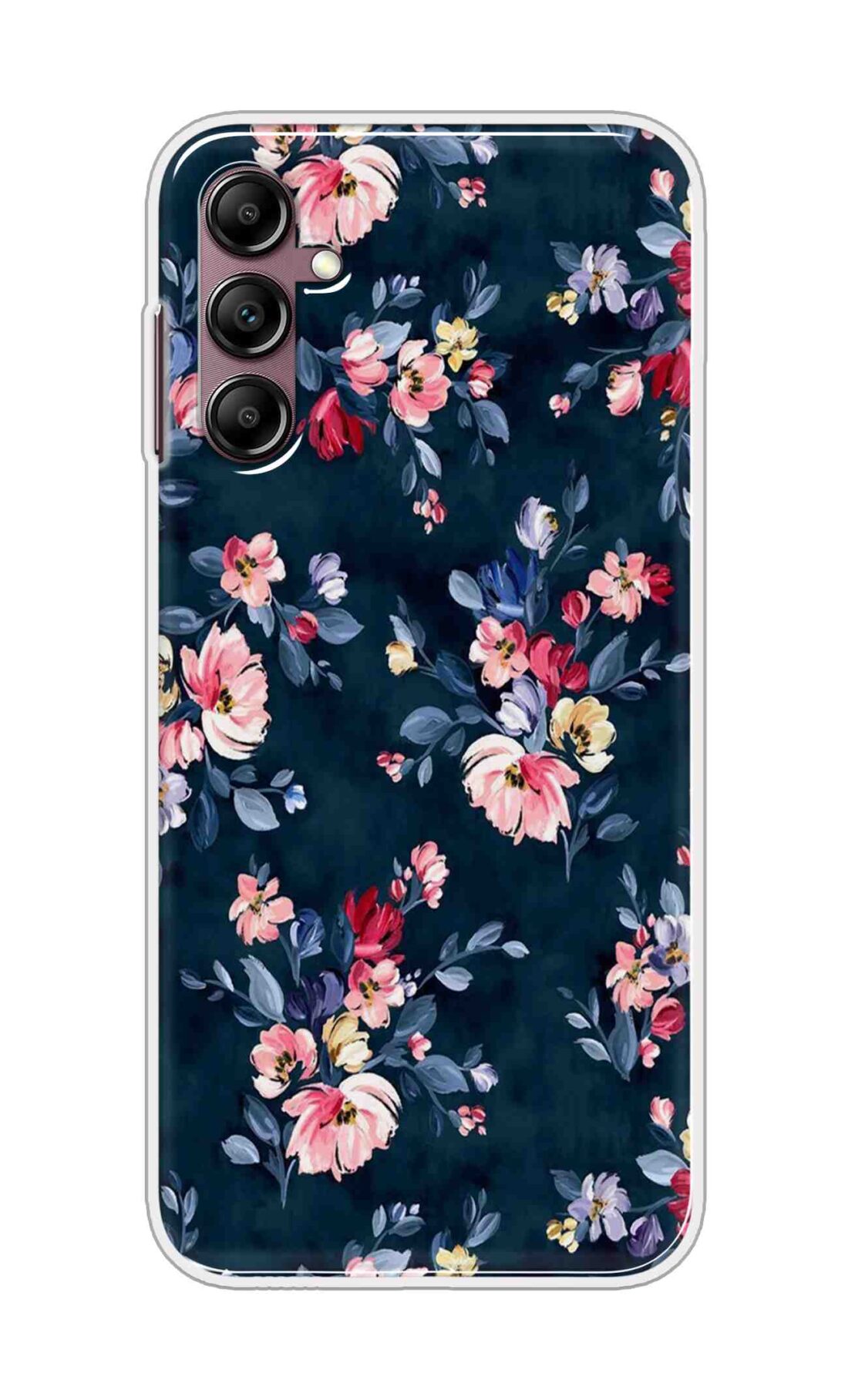 Coberta Back Cover For Samsung Galaxy M35 5G Back Cover Stylish Case - Blue Floral Design D11648