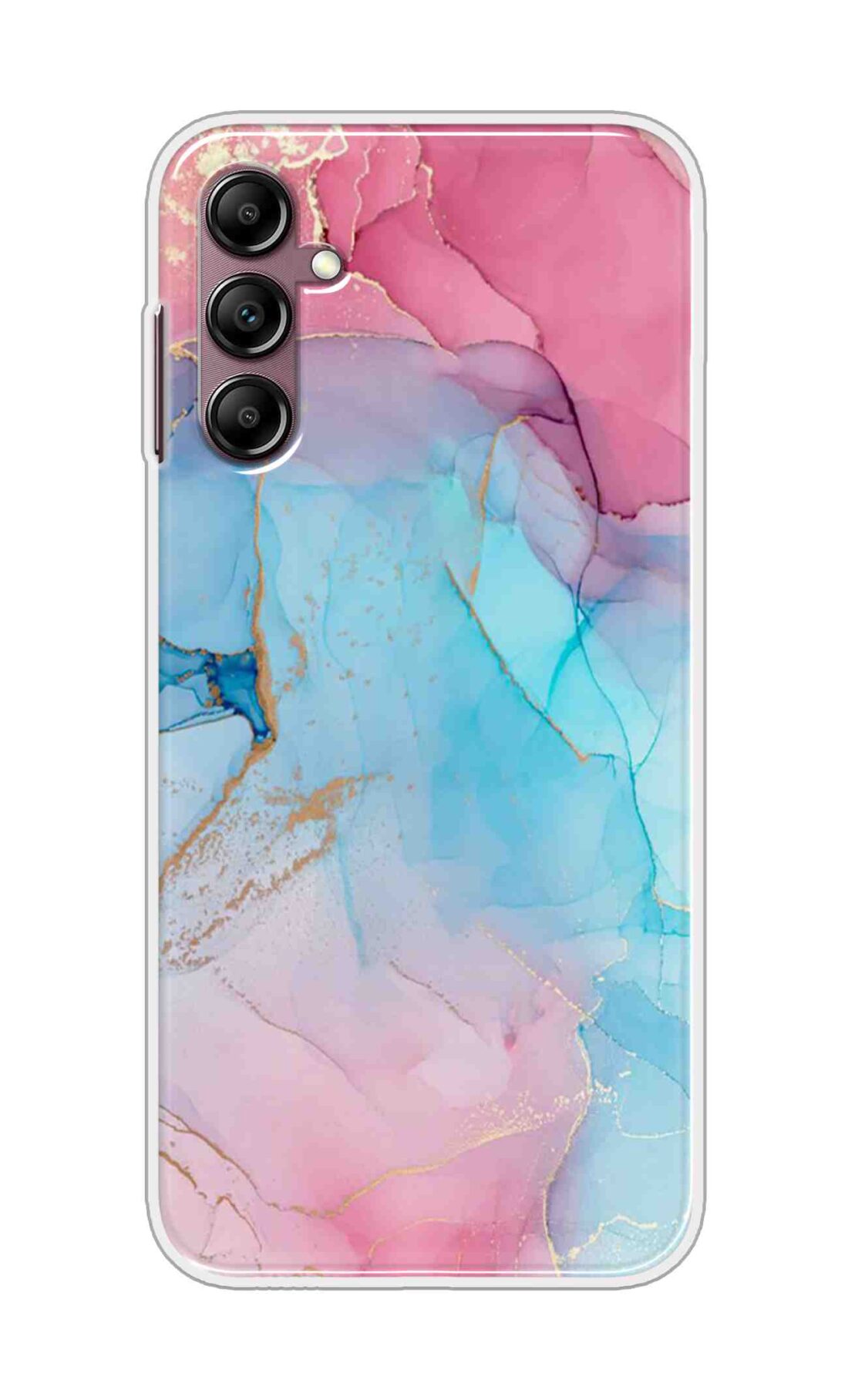 Coberta Back Cover For Samsung Galaxy A14 5G Back Cover Stylish Case - New Pink Marble Design D13670