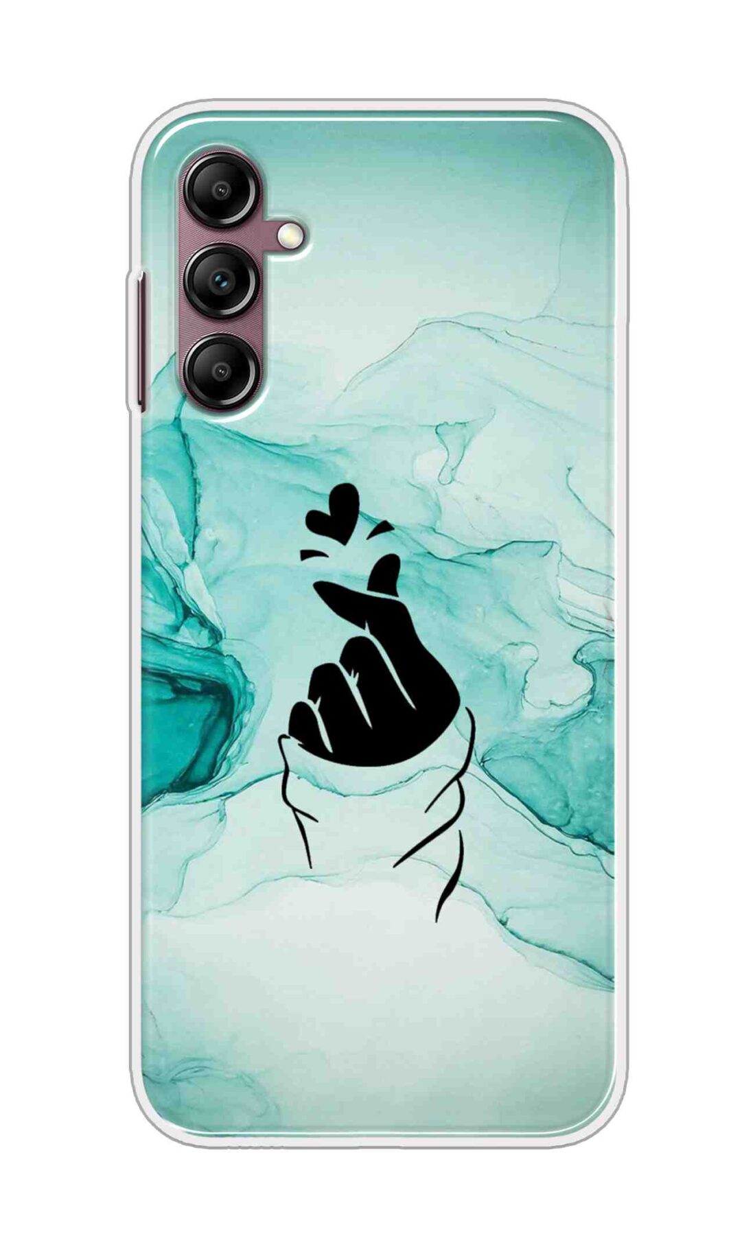 Coberta Back Cover For Samsung Galaxy M35 5G Back Cover Stylish Case - Korean Heart on Marble Design D14912