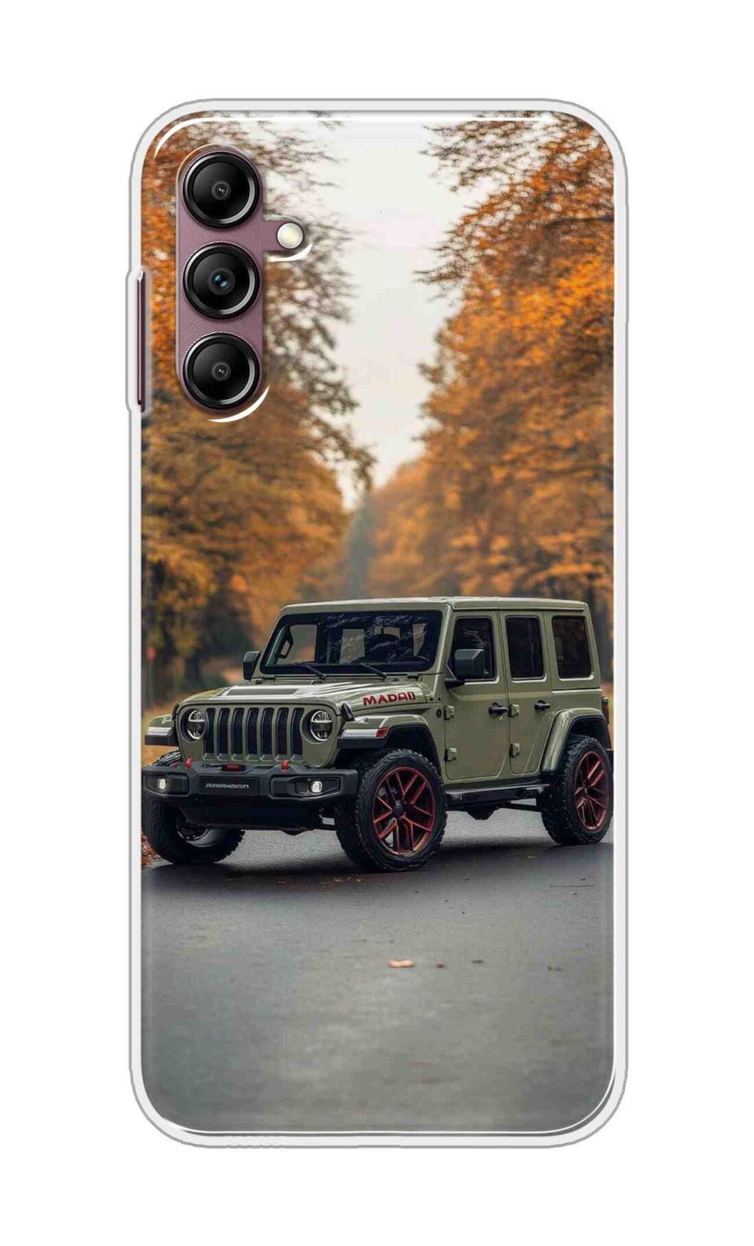 Coberta Back Cover For Samsung Galaxy A14 5G Back Cover Stylish Case - Green Jeep Design D16620