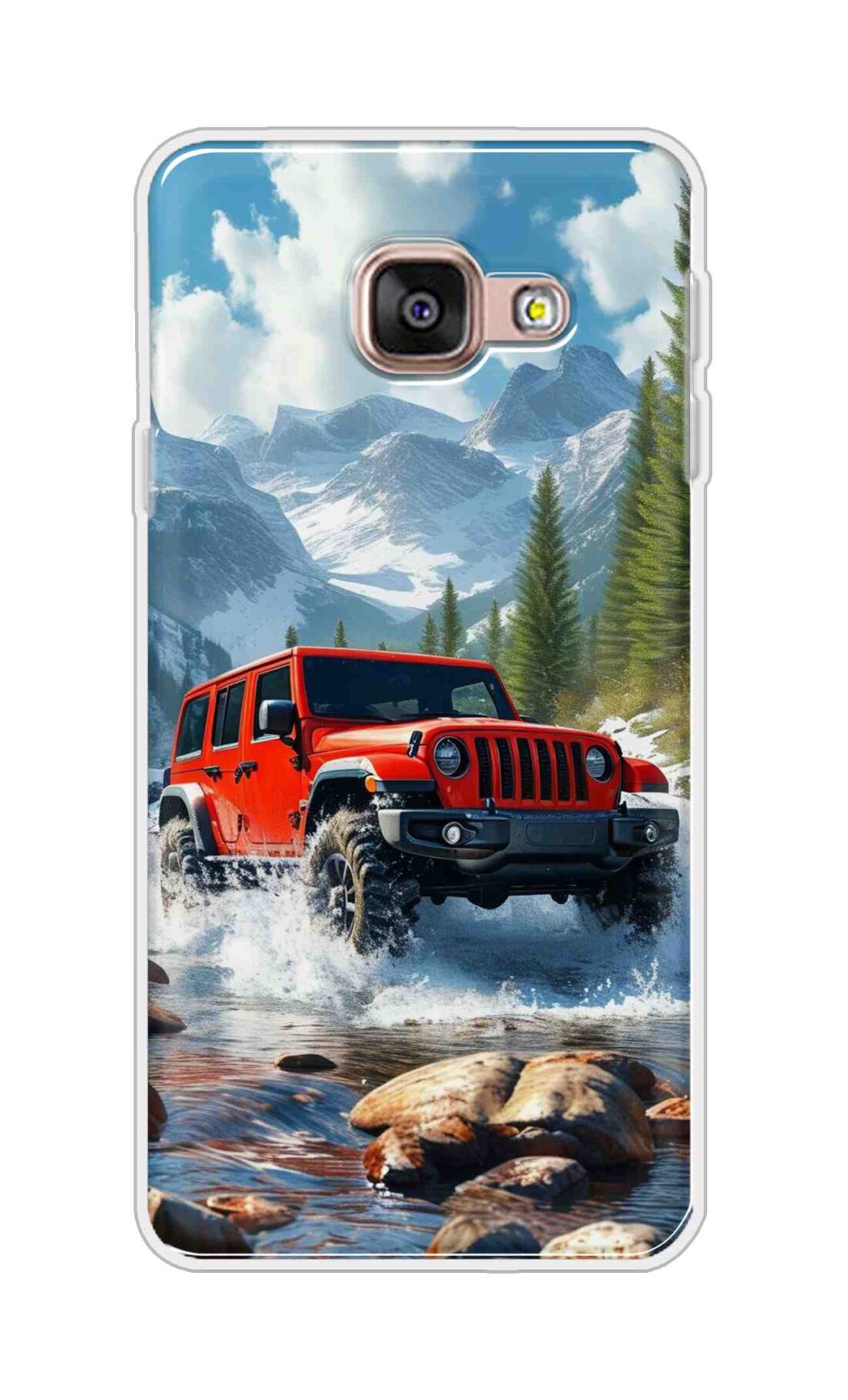 Coberta Back Cover For Samsung Galaxy A3 (2016) Back Cover Stylish Case - Red Car in Nature Design D16513