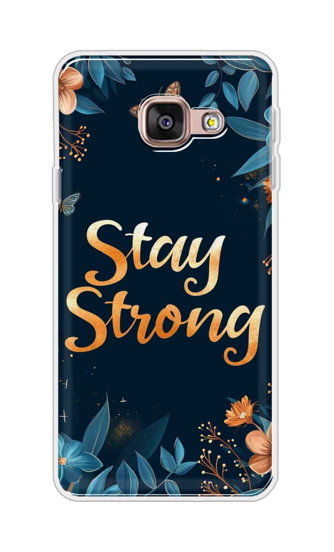Coberta Back Cover For Samsung Galaxy A3 (2016) Back Cover Stylish Case - Stay Strong with Flowers Design D16514