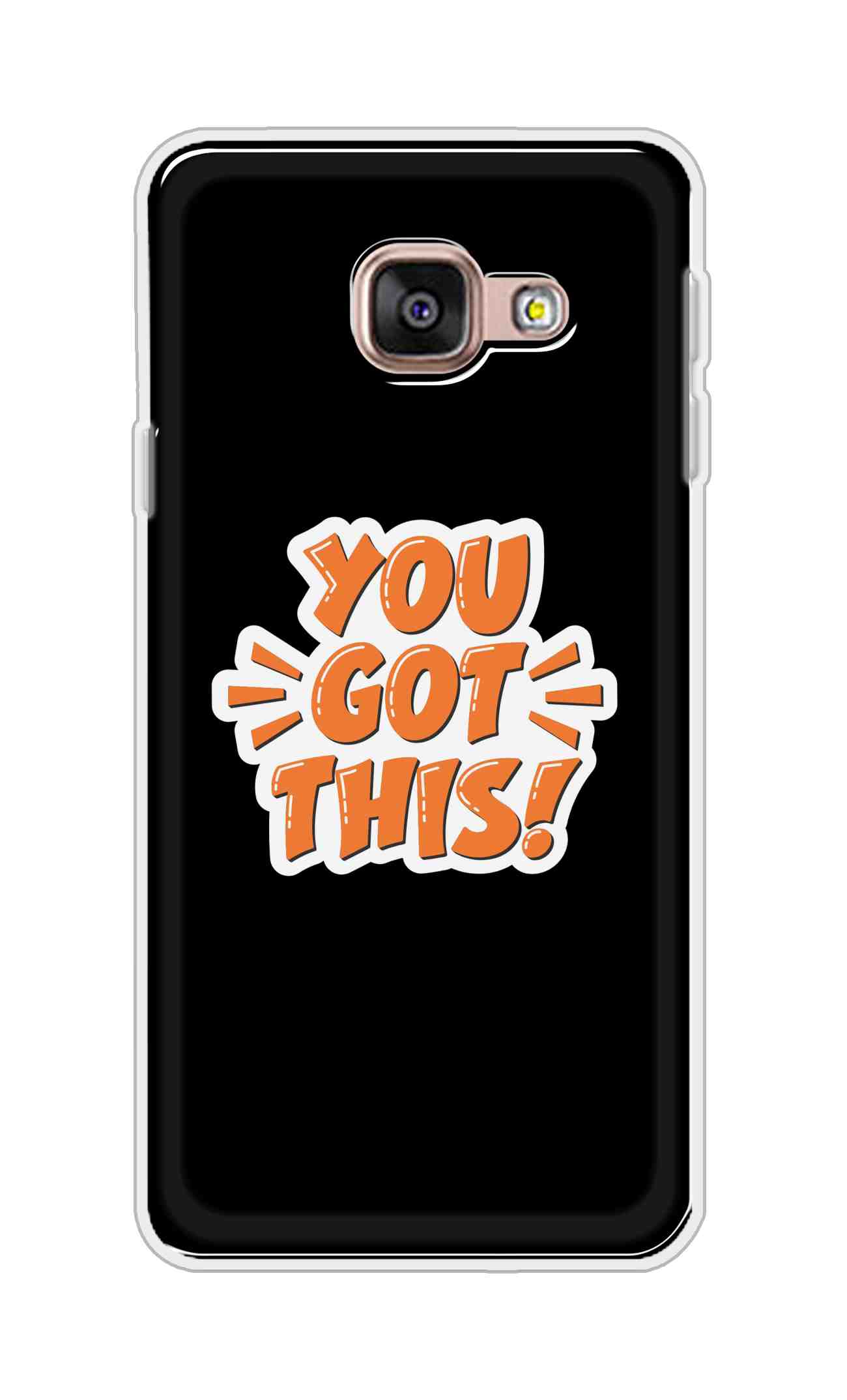 Coberta Back Cover For Samsung Galaxy A3 (2016) Back Cover Stylish Case - You Got This in Black Design D16649