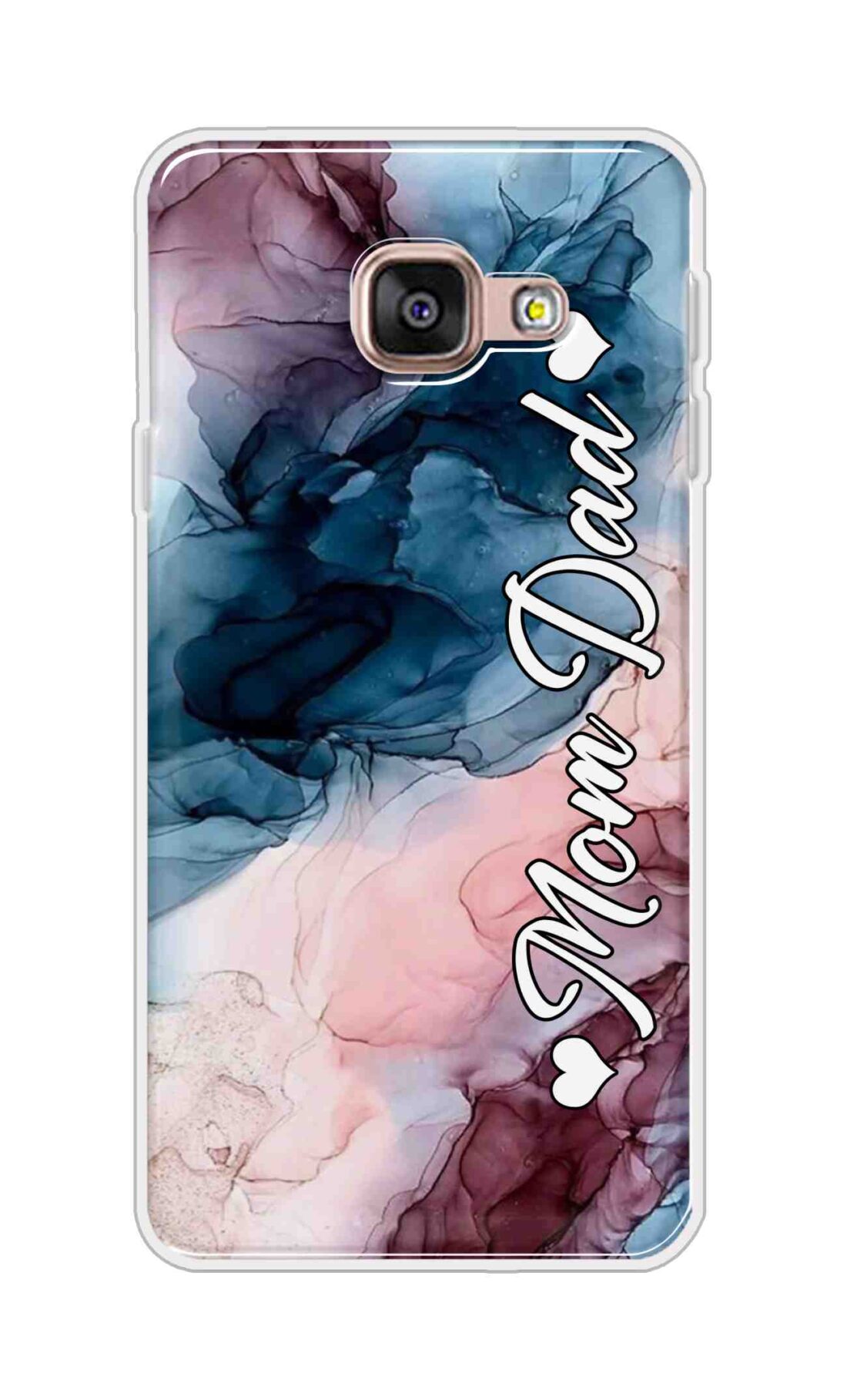 Coberta Back Cover For Samsung Galaxy A3 (2016) Back Cover Stylish Case - Mom and Dad on Colourful Marble D16654