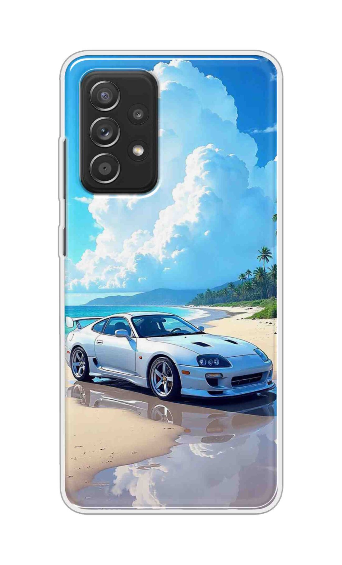 Coberta Back Cover For Samsung Galaxy A52 Back Cover Stylish Case - Car in Good Nature Design D16536
