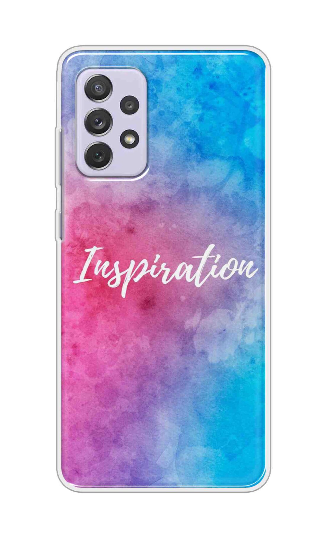 Coberta Back Cover For Samsung Galaxy A72 Back Cover Stylish Case - Inspiration in Blue and Pink Design D16051