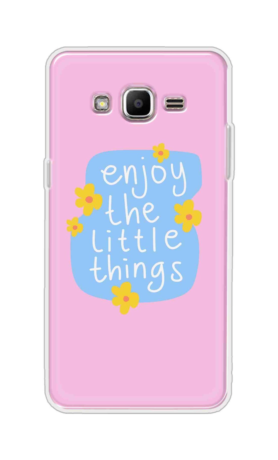 Coberta Back Cover For Samsung Galaxy Grand Prime Plus Back Cover Stylish Case - Enjoy the Little Things in Pink Design D16504
