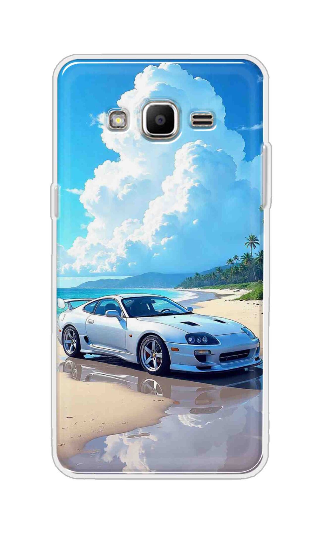 Coberta Back Cover For Samsung Galaxy Grand Prime Plus Back Cover Stylish Case - Car in Good Nature Design D16536
