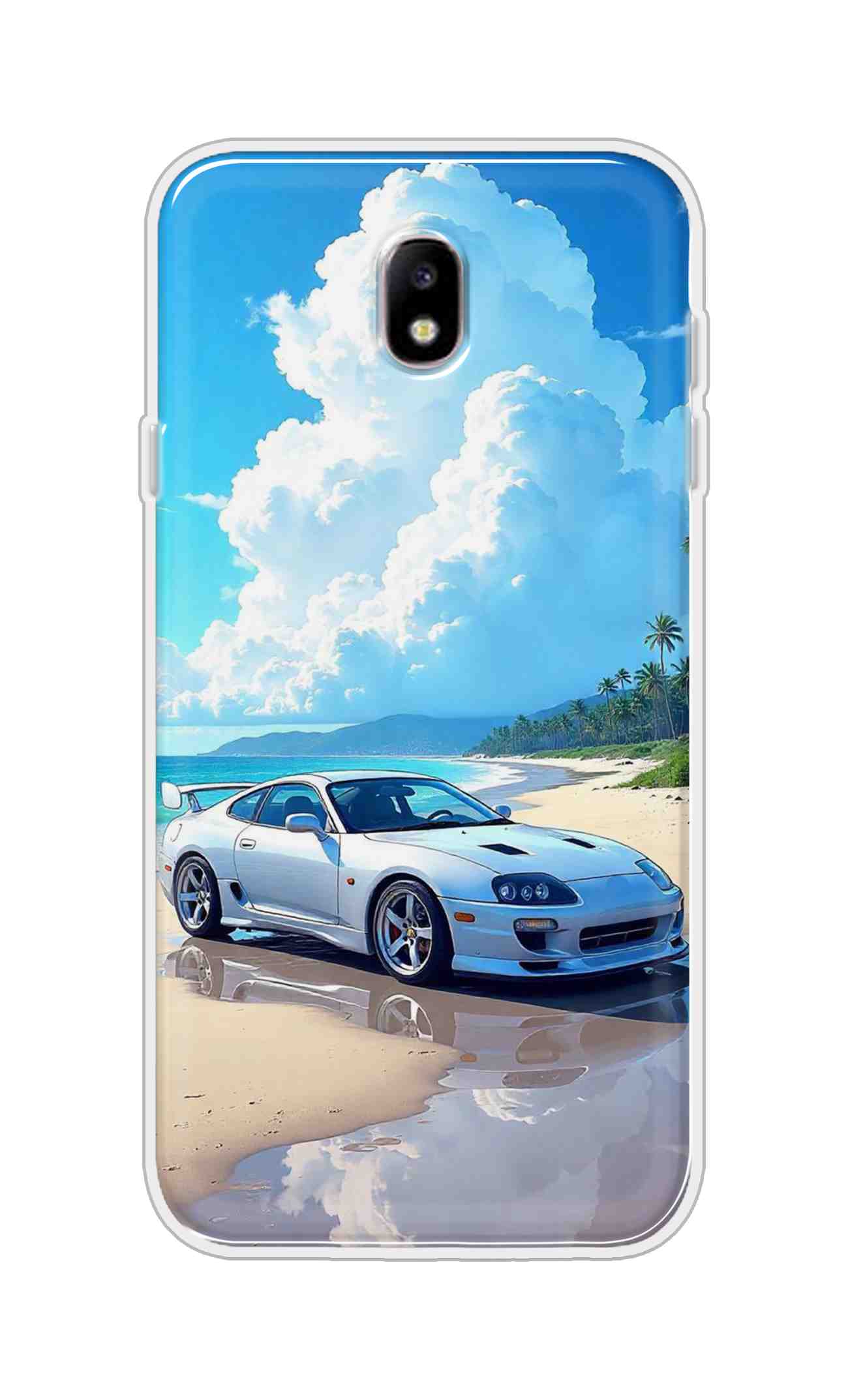 Coberta Back Cover For Samsung Galaxy J7 (2017) Back Cover Stylish Case - Car in Good Nature Design D16536