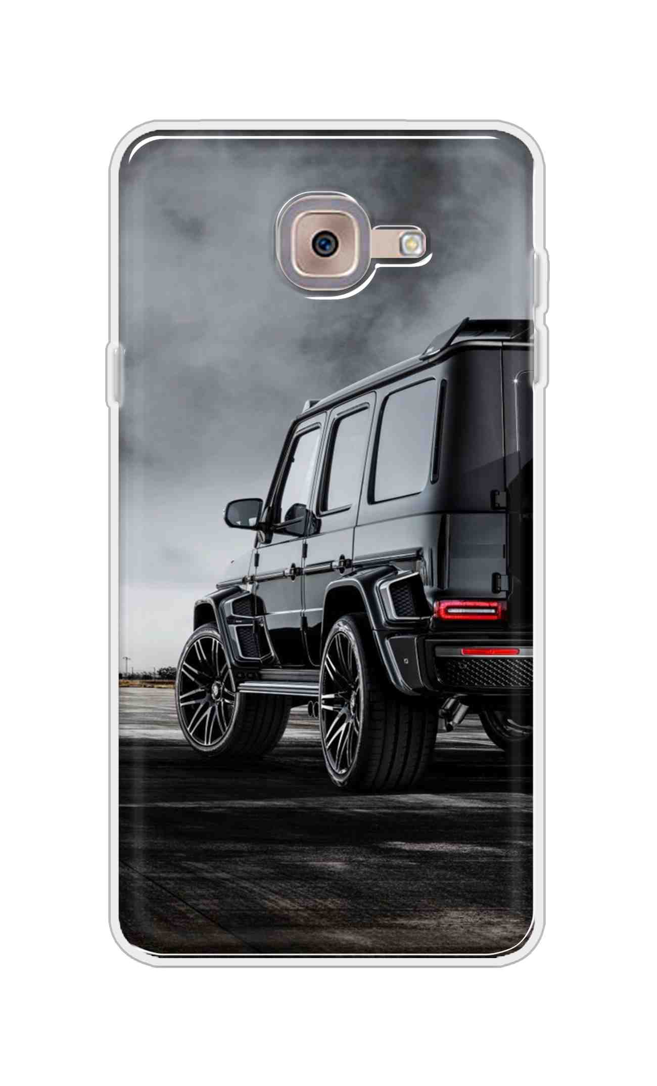 Coberta Back Cover For Samsung Galaxy J7 Max Back Cover Stylish Case - Black Suv Car Design D11967
