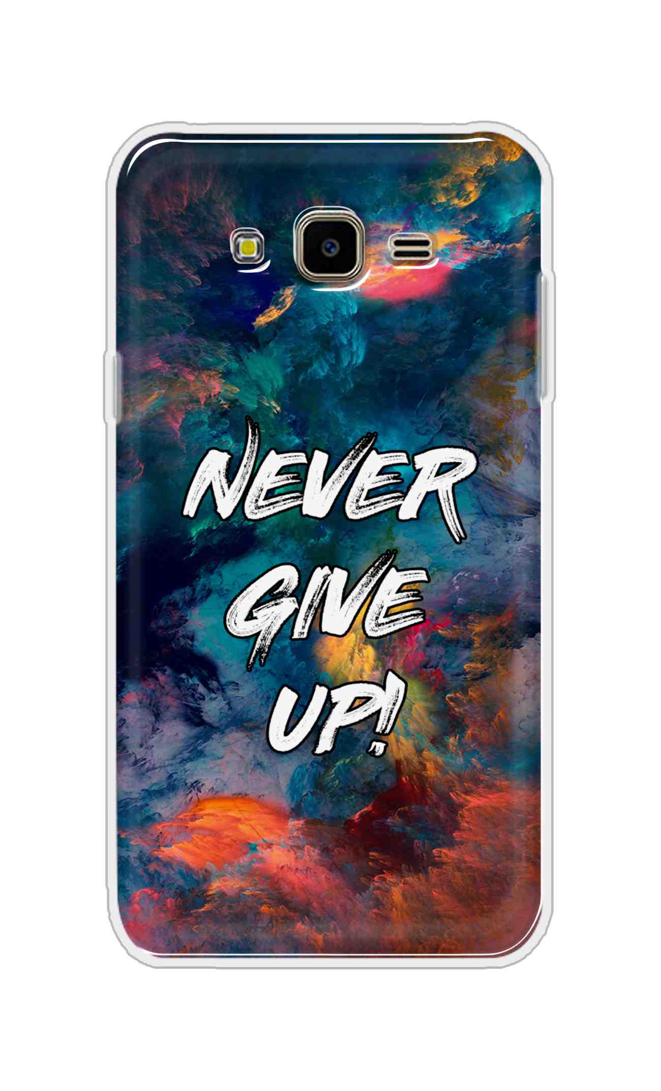 Coberta Back Cover For Samsung Galaxy J7 Nxt Back Cover Stylish Case - Never Give Up in Colour Storm Design D11928