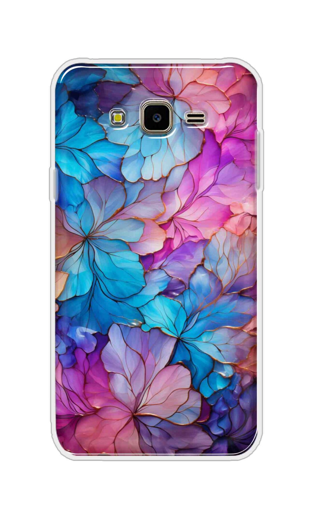 Coberta Back Cover For Samsung Galaxy J7 Nxt Back Cover Stylish Case - Multicolour Asthetic Flowers Design D16480