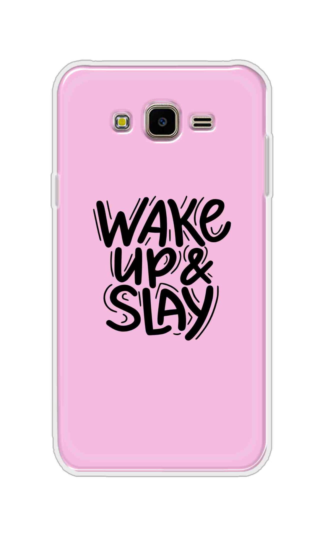 Coberta Back Cover For Samsung Galaxy J7 Nxt Back Cover Stylish Case - Wake Up and Slay in Pink Design D16505