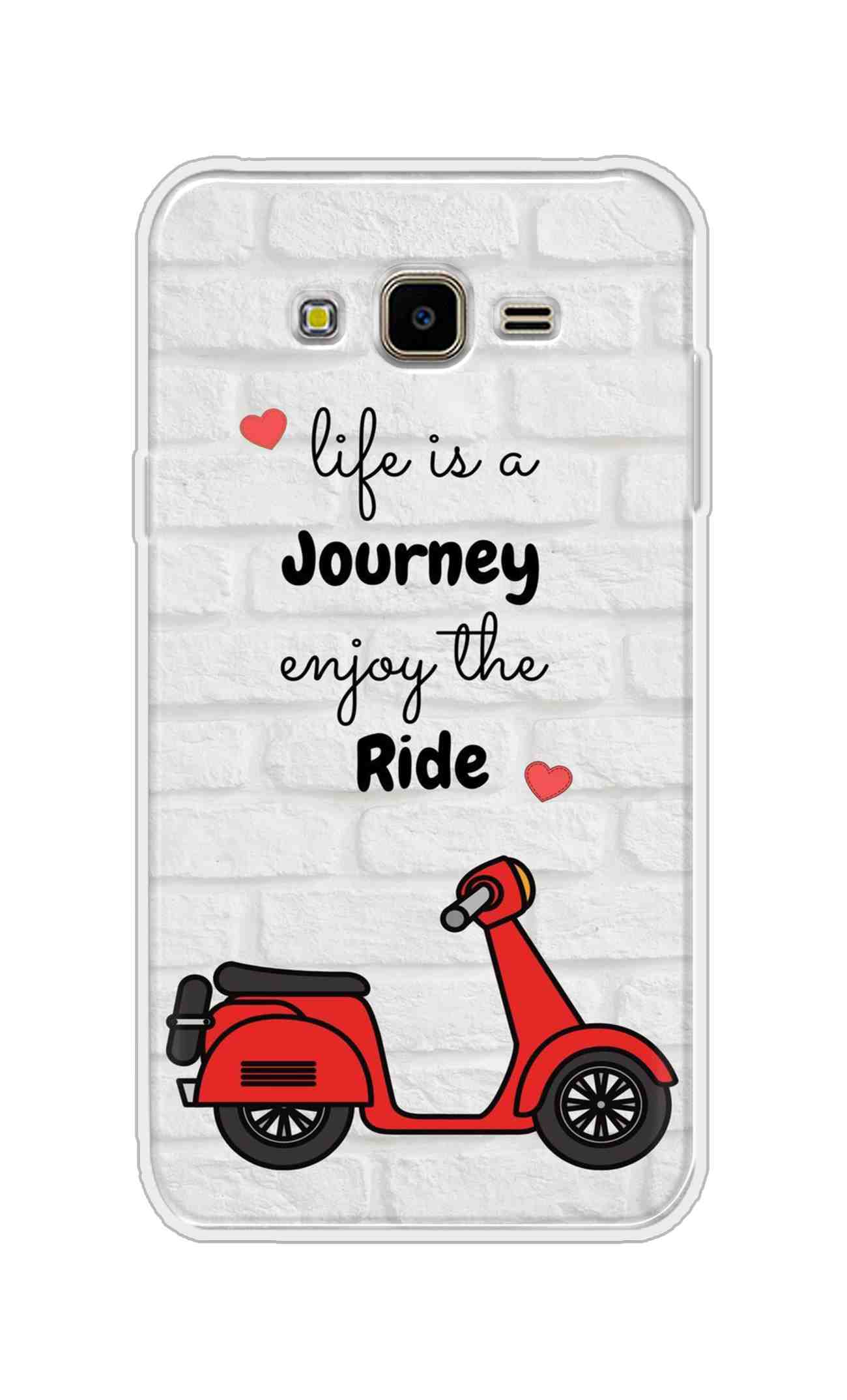 Coberta Back Cover For Samsung Galaxy J7 Nxt Back Cover Stylish Case - Life is a Journey Enjoy the Ride Design D16541
