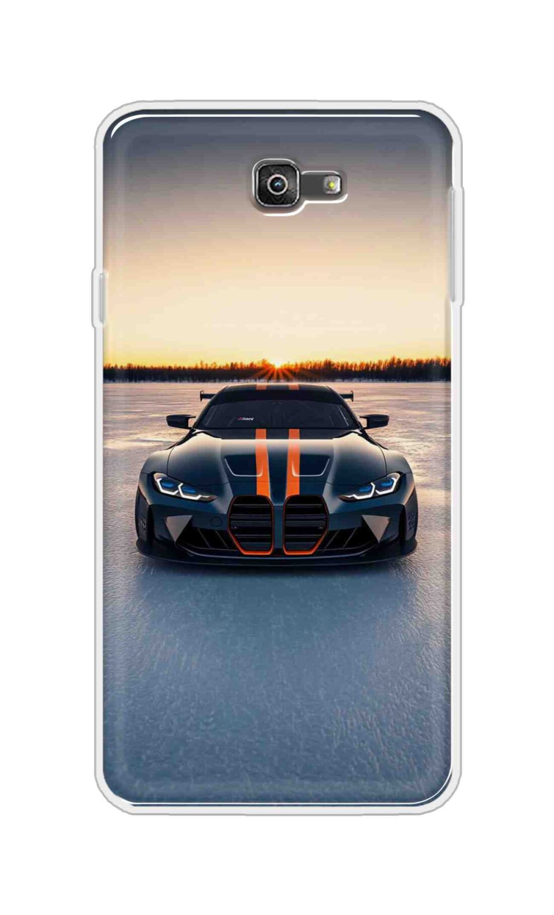 Coberta Back Cover For Samsung Galaxy J7 Prime 2 Back Cover Stylish Case - Black Car in Nature Design D16598