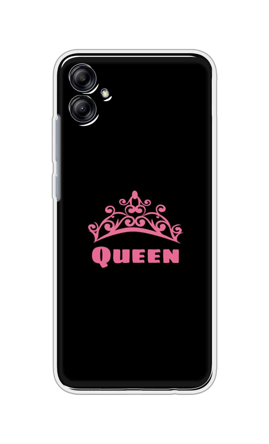 Coberta Back Cover For Samsung Galaxy F06 5G Back Cover Stylish Case - Queen Texts in Black Design D11091