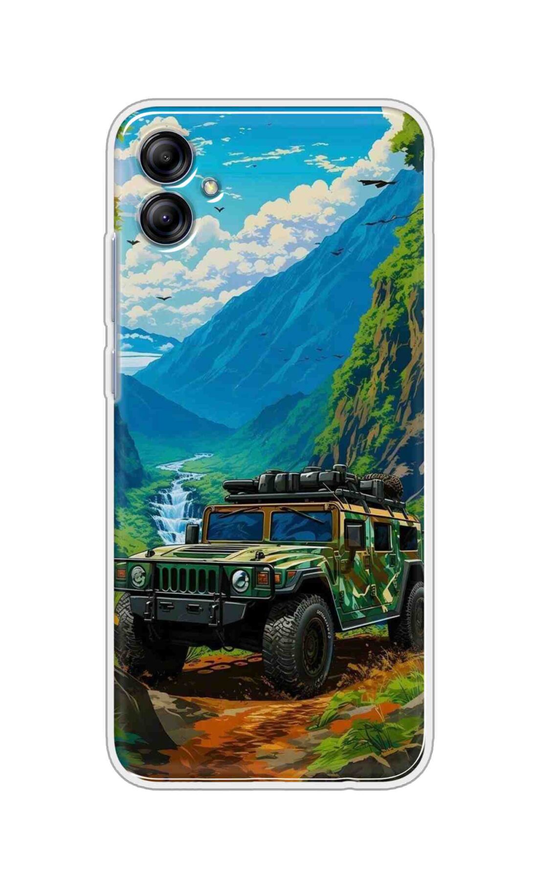 Coberta Back Cover For Samsung Galaxy F06 5G Back Cover Stylish Case - Suv Car with Prefect Nature Design D16487