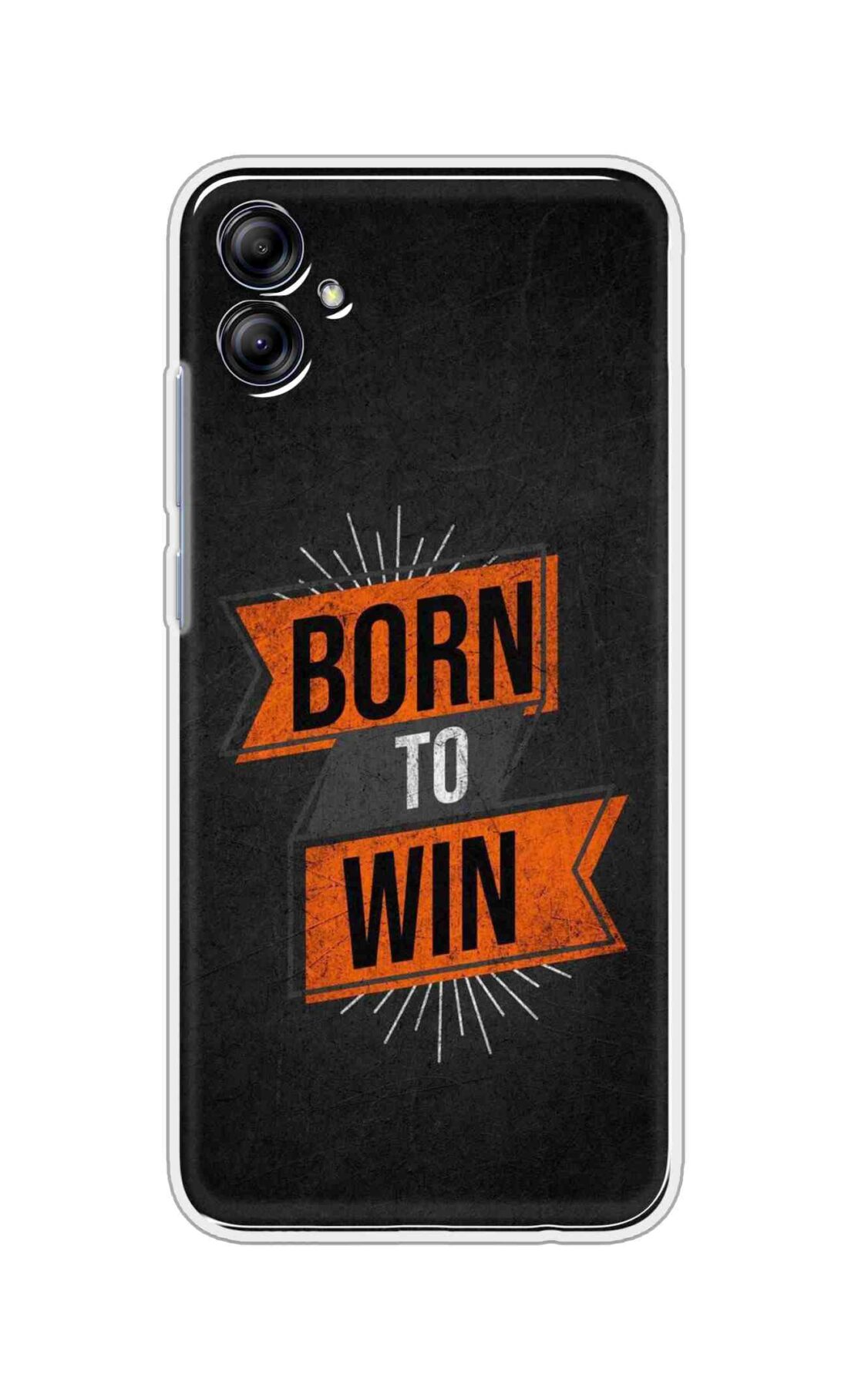 Coberta Back Cover For Samsung Galaxy F06 5G Back Cover Stylish Case - Born to Win in Black Design D16556