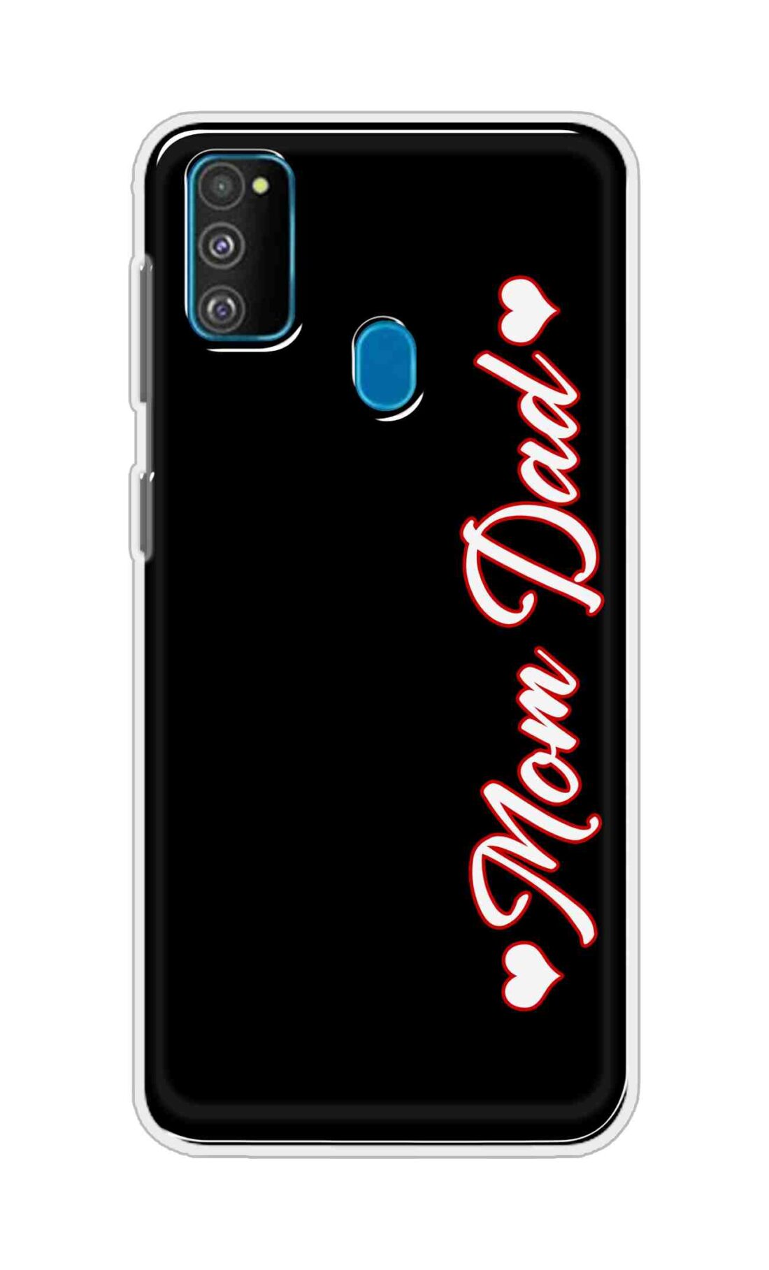 Coberta Back Cover For Samsung Galaxy M30s Back Cover Stylish Case - Mom and Dad in Black Design D16655