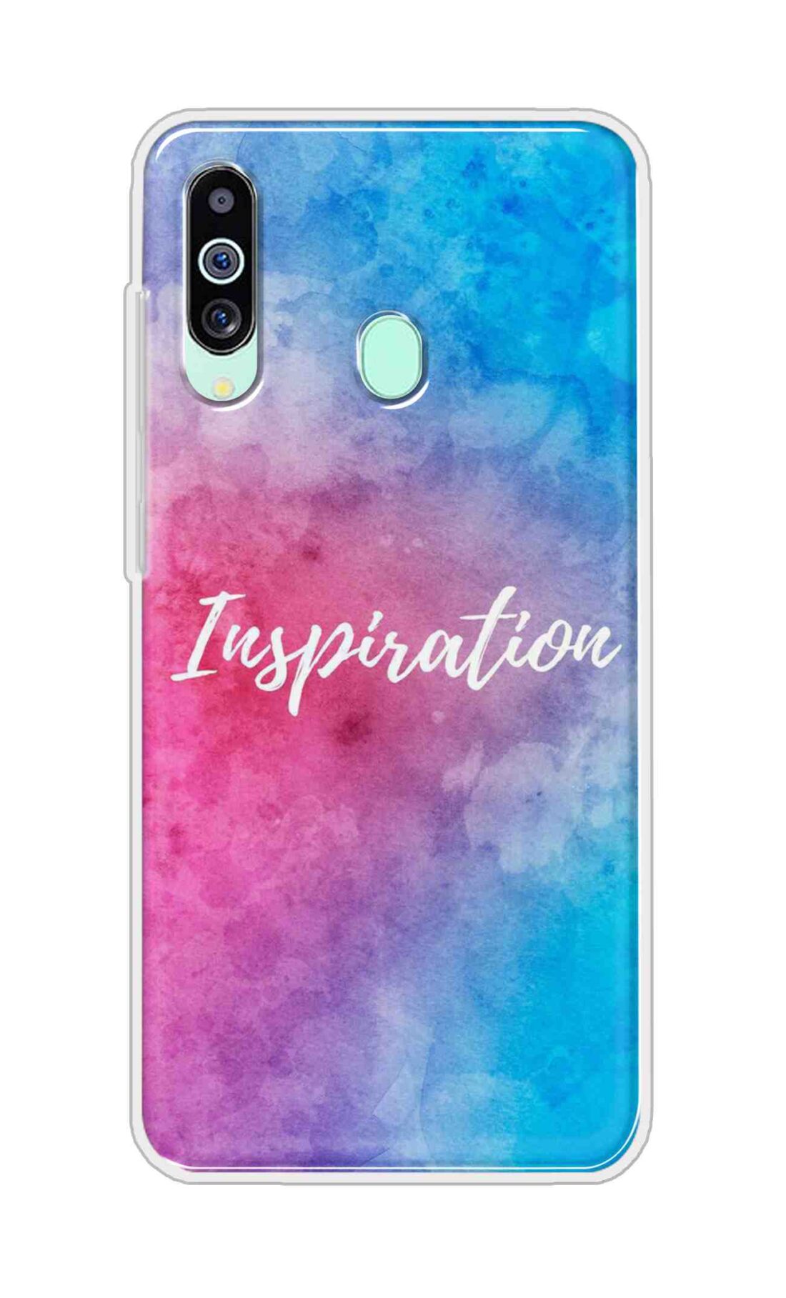 Coberta Back Cover For Samsung Galaxy M40 Back Cover Stylish Case - Inspiration in Blue and Pink Design D16051