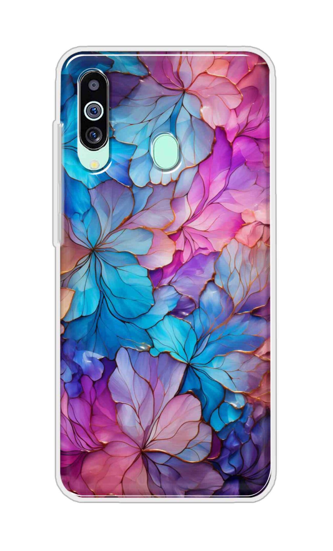 Coberta Back Cover For Samsung Galaxy M40 Back Cover Stylish Case - Multicolour Asthetic Flowers Design D16480