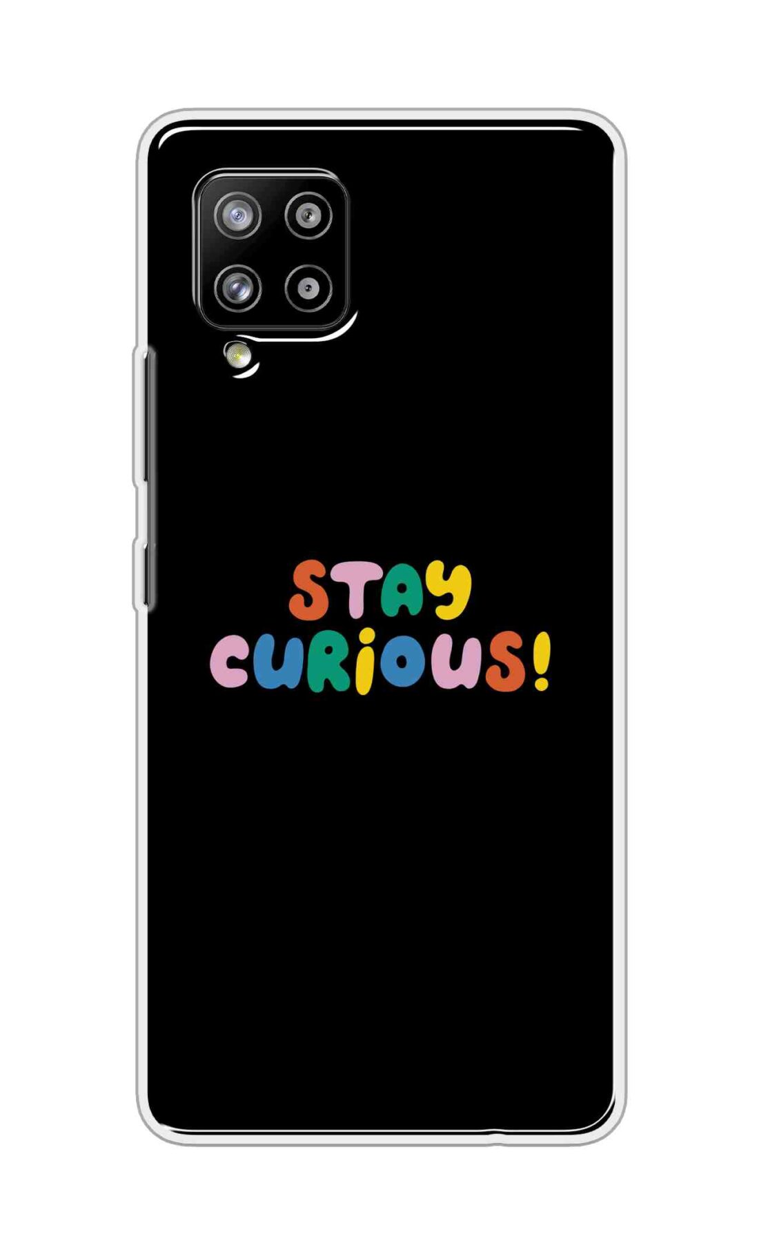 Coberta Back Cover For Samsung Galaxy M42 Back Cover Stylish Case - Stay Curious in Black Design D16515