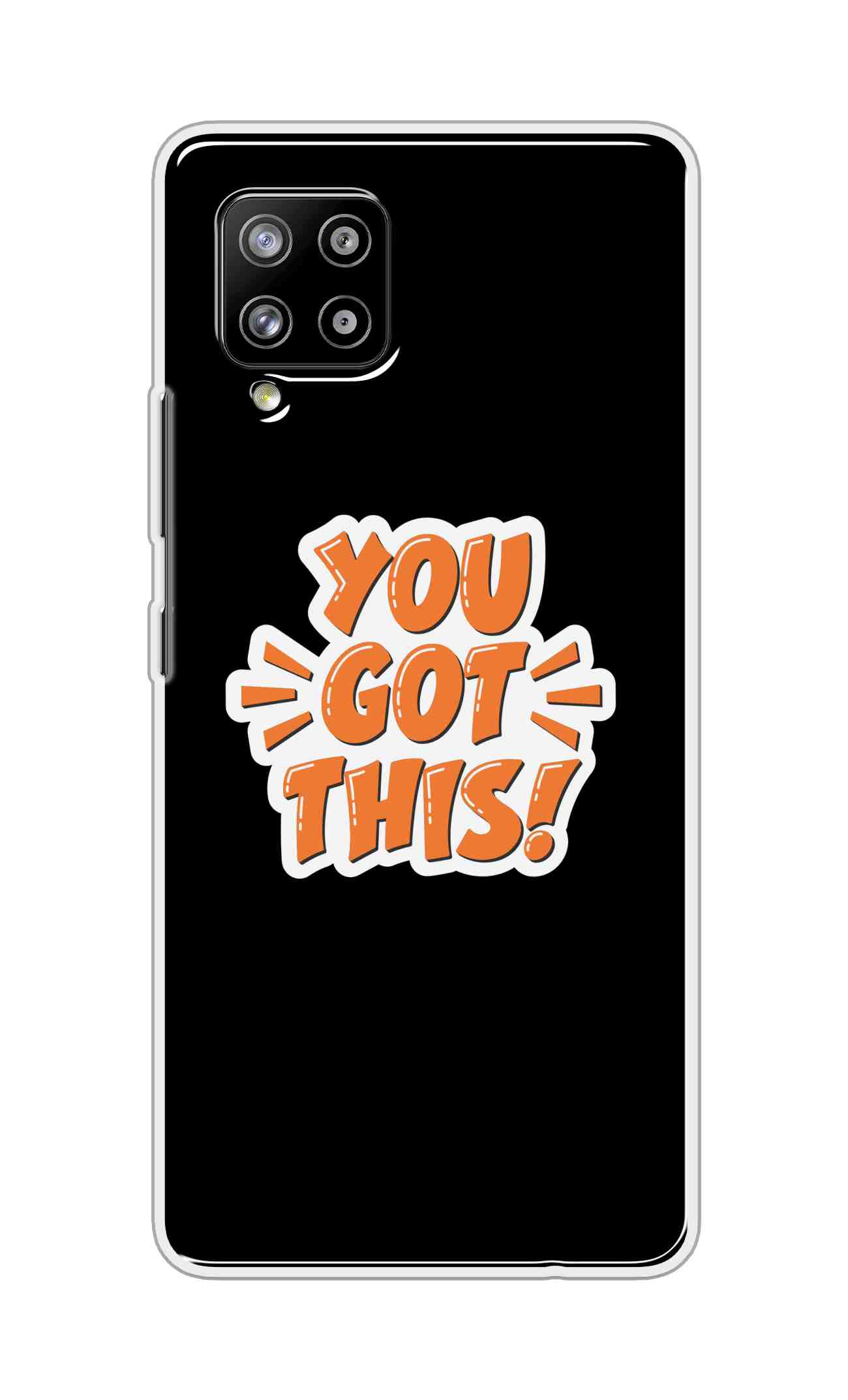 Coberta Back Cover For Samsung Galaxy M42 Back Cover Stylish Case - You Got This in Black Design D16649