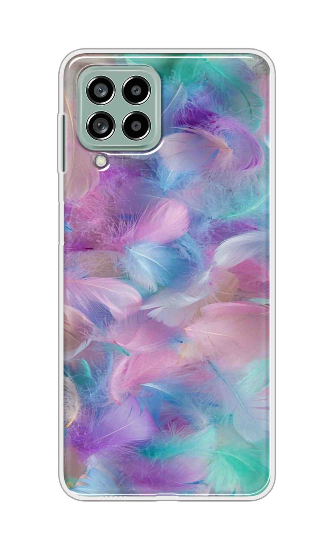 Coberta Back Cover For Samsung Galaxy M53 5G Back Cover Stylish Case - Colourful Wings Design D16007