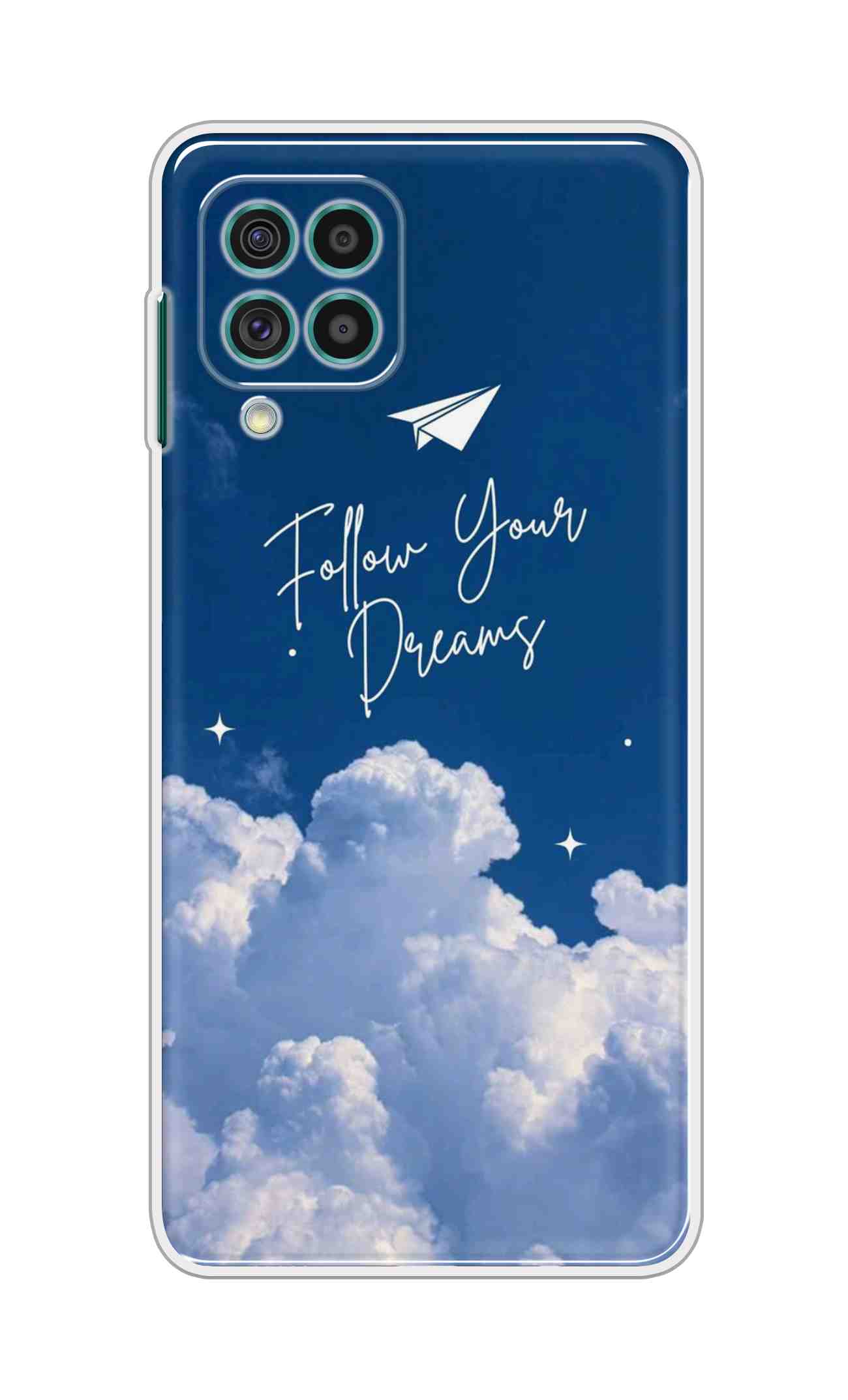 Coberta Back Cover For Samsung Galaxy M62 Back Cover Stylish Case - Follow Your Dreams in Sky Design D16531