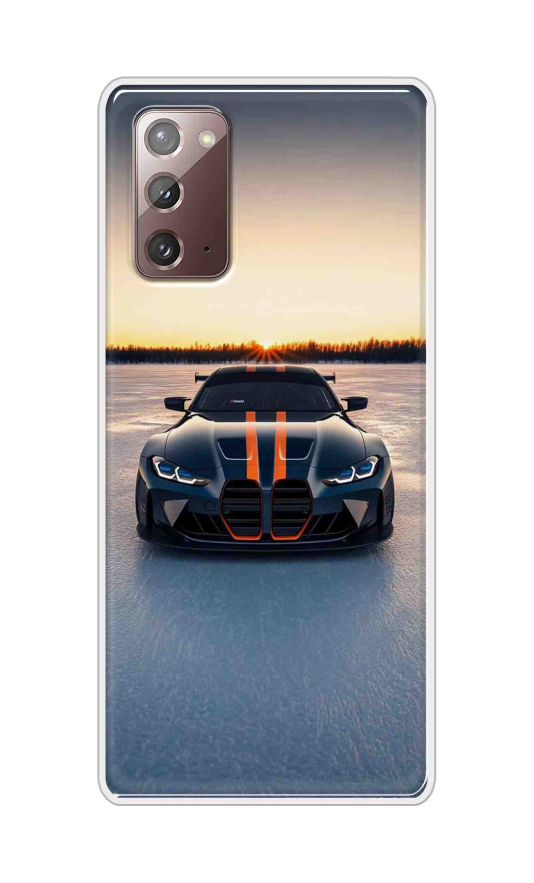 Coberta Back Cover For Samsung Galaxy Note 20 Back Cover Stylish Case - Black Car in Nature Design D16598