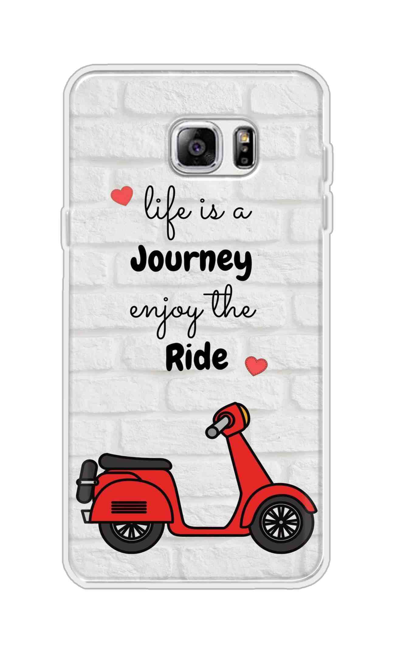 Coberta Back Cover For Samsung Galaxy Note 5 Back Cover Stylish Case - Life is a Journey Enjoy the Ride Design D16541