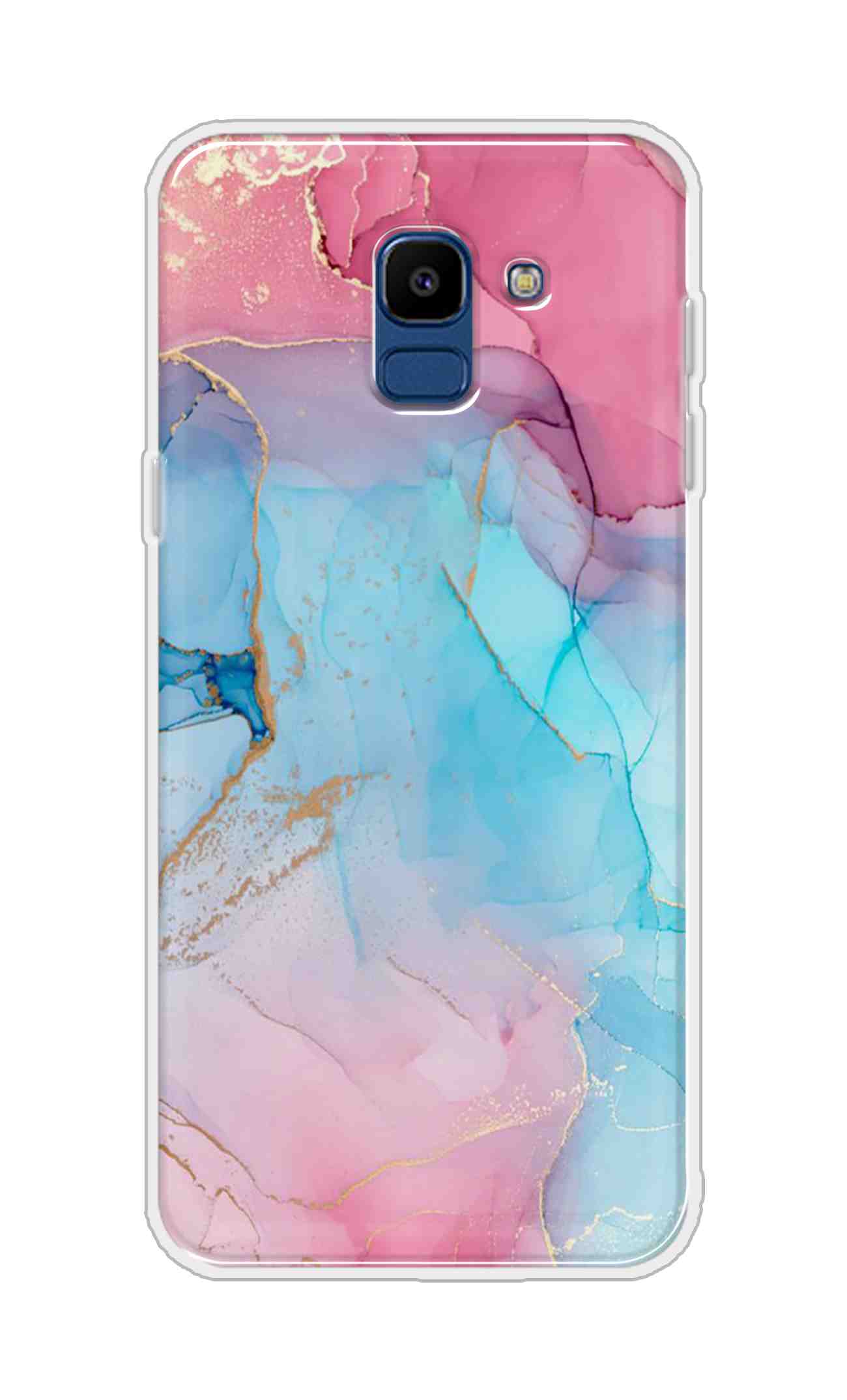 Coberta Back Cover For Samsung Galaxy On6 Back Cover Stylish Case - New Pink Marble Design D13670