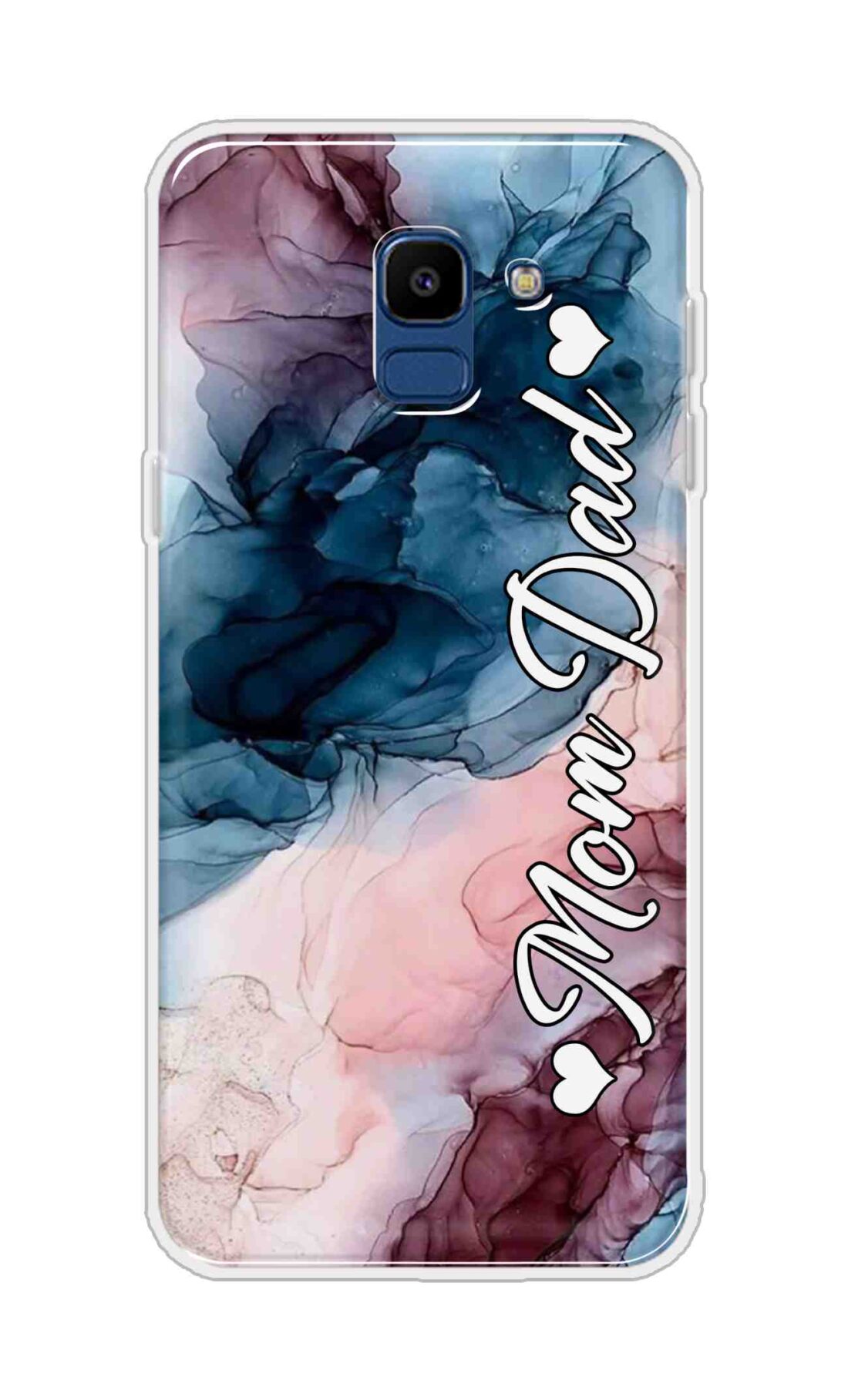 Coberta Back Cover For Samsung Galaxy On6 Back Cover Stylish Case - Mom and Dad on Colourful Marble D16654