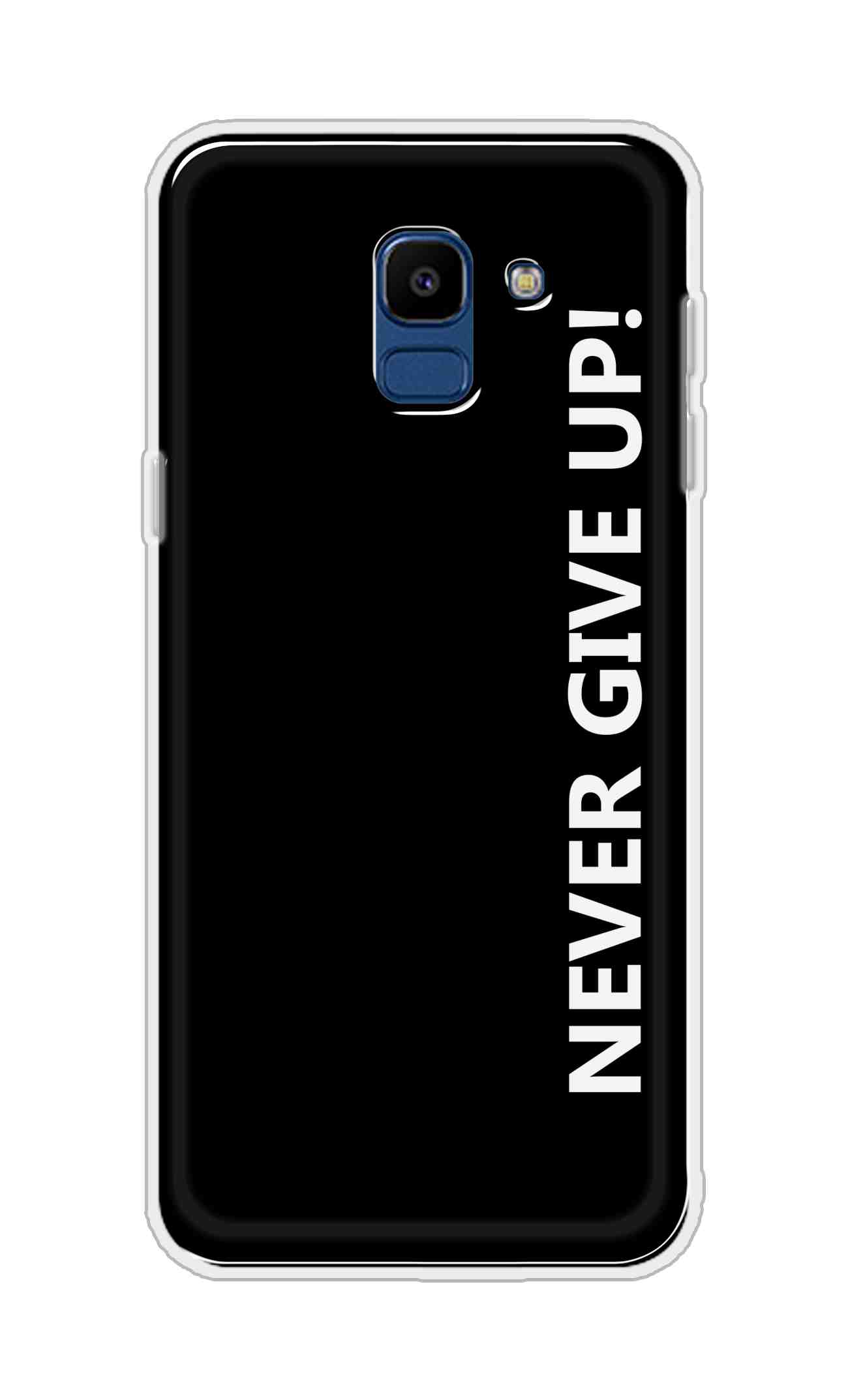 Coberta Back Cover For Samsung Galaxy On6 Back Cover Stylish Case - Never Give Up in Black Design D16656