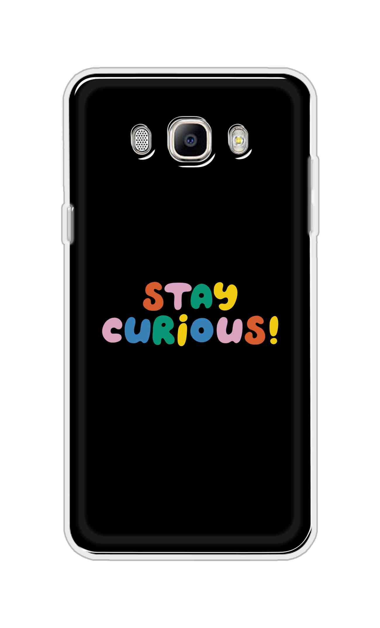 Coberta Back Cover For Samsung Galaxy On8 Back Cover Stylish Case - Stay Curious in Black Design D16515