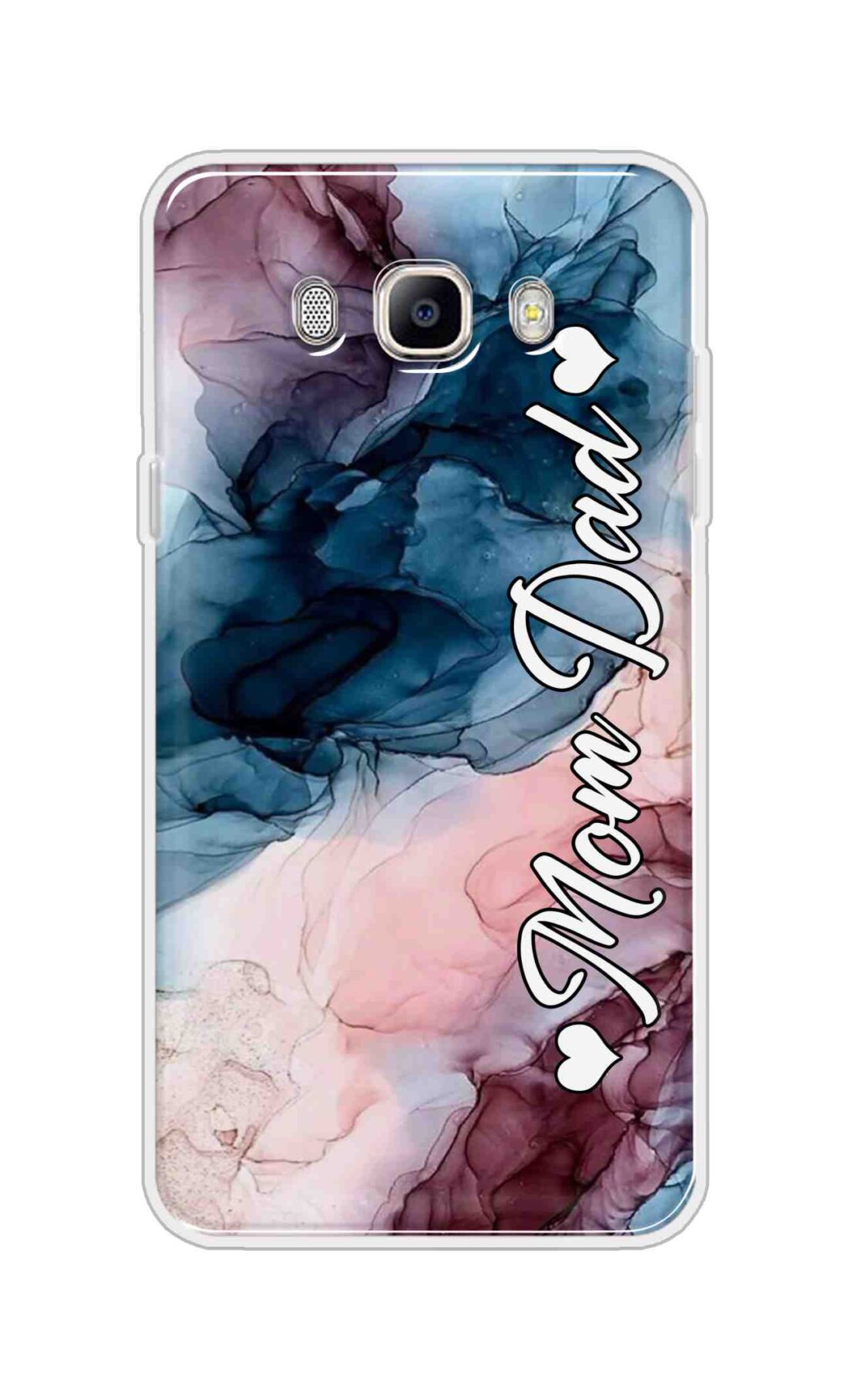 Coberta Back Cover For Samsung Galaxy On8 Back Cover Stylish Case - Mom and Dad on Colourful Marble D16654