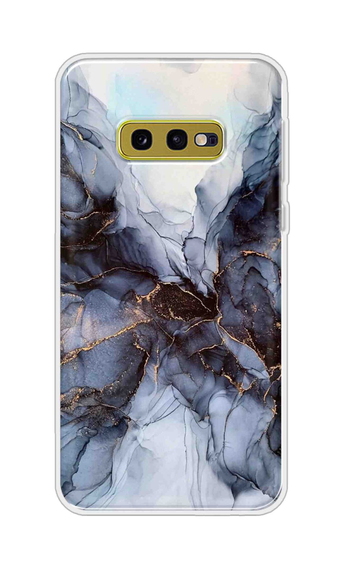 Coberta Back Cover For Samsung Galaxy S10e Back Cover Stylish Case - Light Blue Marble Design D16039