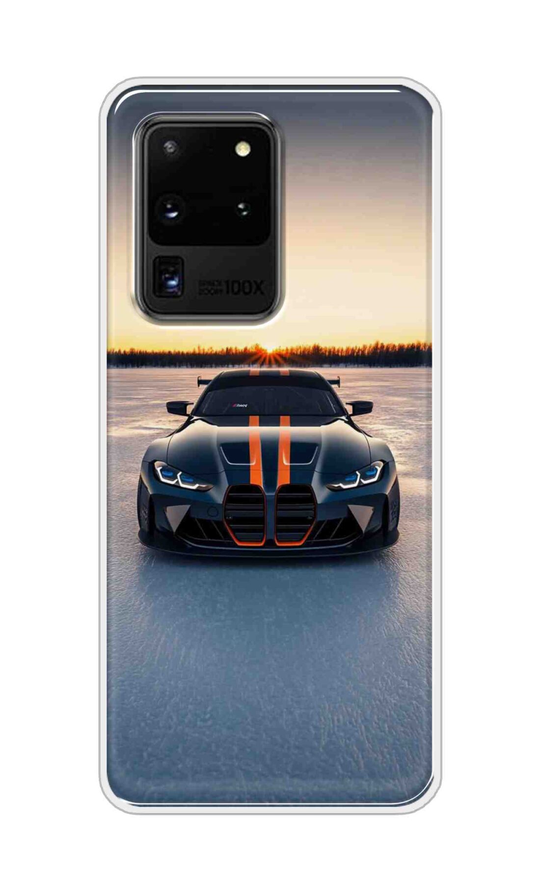 Coberta Back Cover For Samsung Galaxy S20 Ultra Back Cover Stylish Case - Black Car in Nature Design D16598