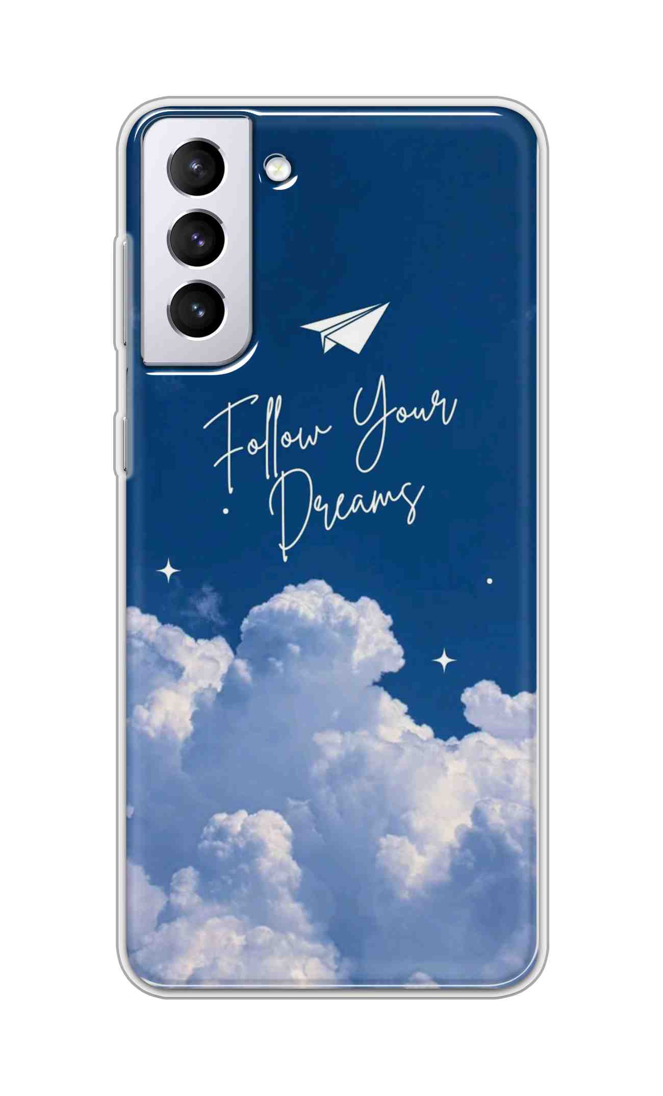 Coberta Back Cover For Samsung Galaxy S21 Plus Back Cover Stylish Case - Follow Your Dreams in Sky Design D16531