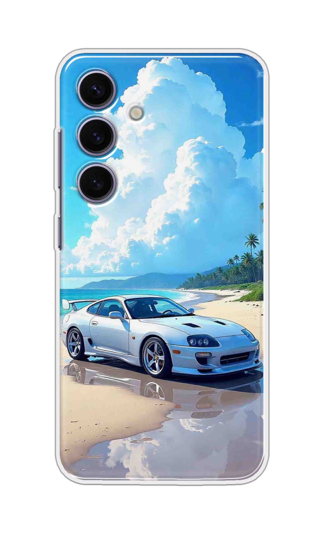 Coberta Back Cover For Samsung Galaxy S25 5G Back Cover Stylish Case - Car in Good Nature Design D16536