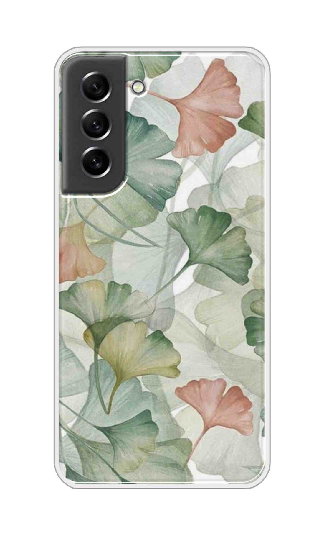 Coberta Back Cover For Samsung Galaxy S21 FE Back Cover Stylish Case - Asthetic Leaves Pattern D14954