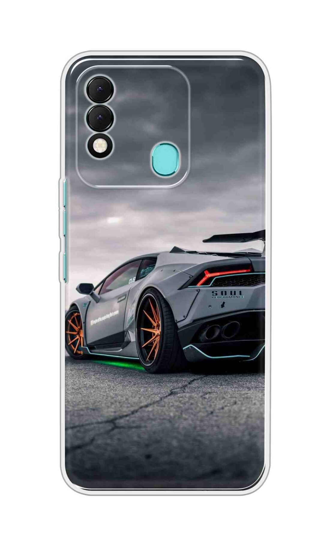 Coberta Back Cover For Tecno Spark 8T Back Cover Stylish Case - Modified Car Design D16538