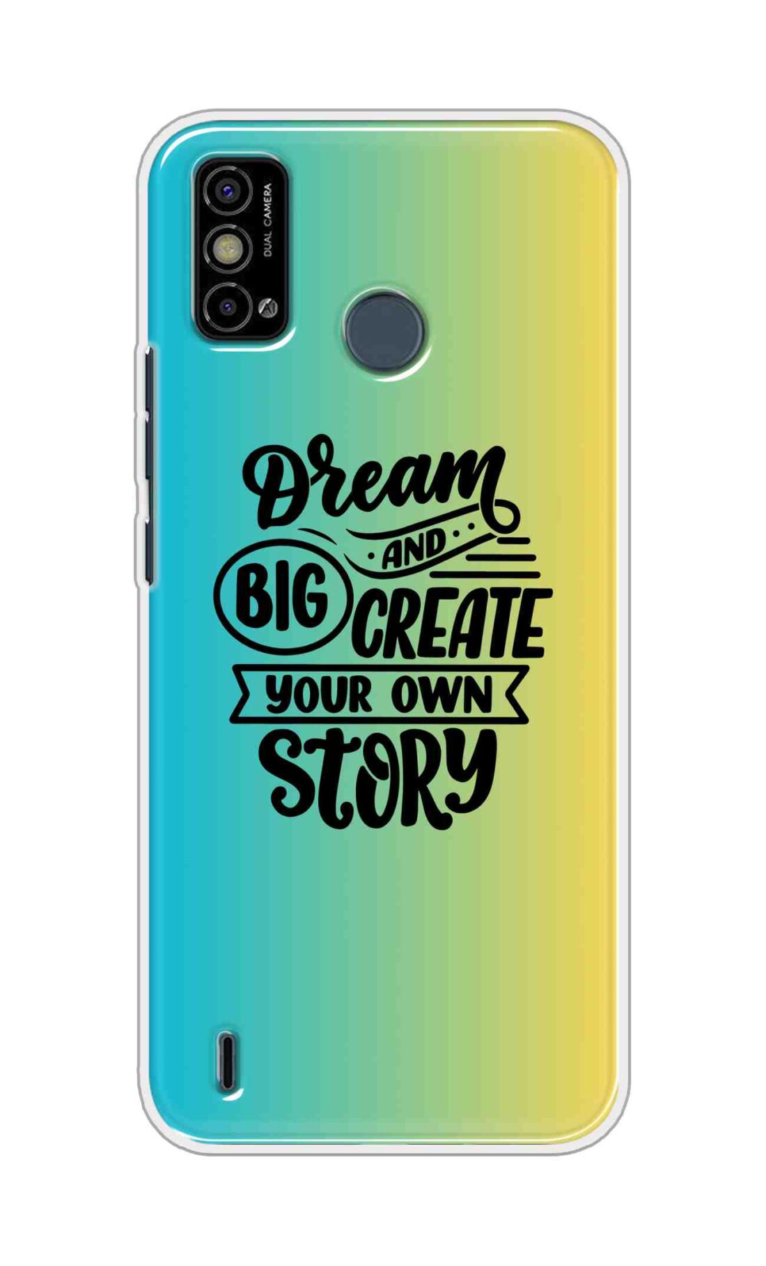 Coberta Back Cover For Tecno Spark Go 2021 Back Cover Stylish Case - Dream Big and Create Your Own Story Design D16506