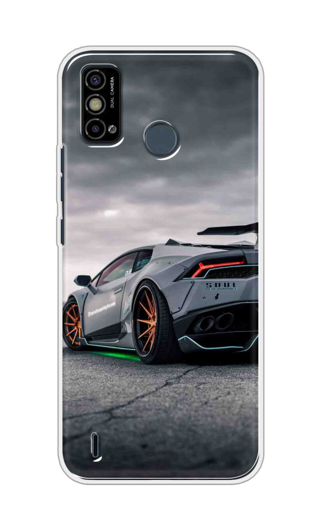 Coberta Back Cover For Tecno Spark Go 2021 Back Cover Stylish Case - Modified Car Design D16538